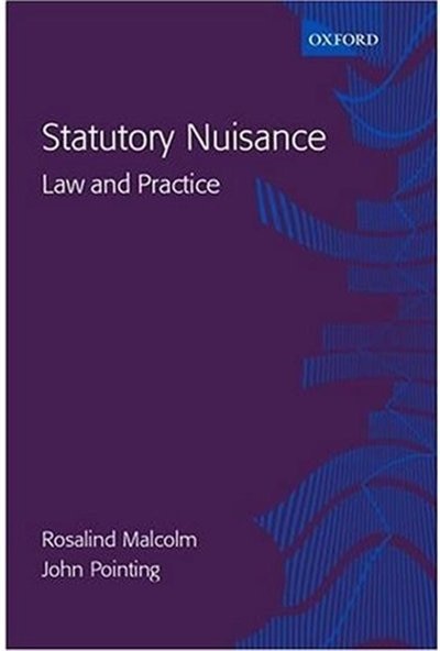 Front cover_Statutory Nuisance: Law and Practice