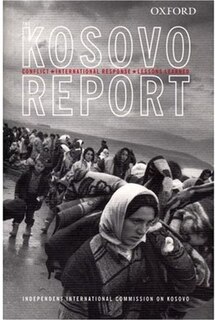 Front cover_The Kosovo Report
