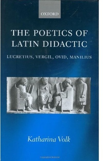 Front cover_The Poetics of Latin Didactic