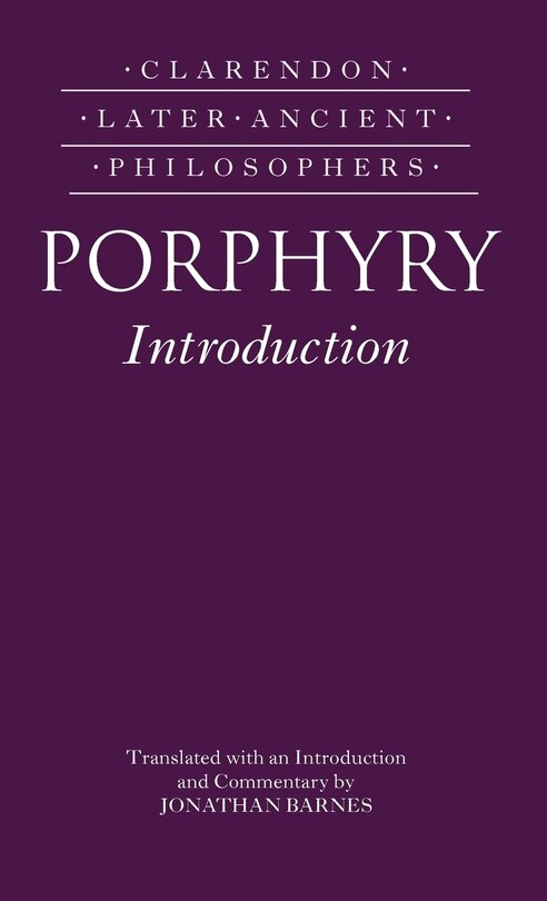 Front cover_Porphyry's Introduction