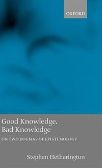Front cover_Good Knowledge, Bad Knowledge