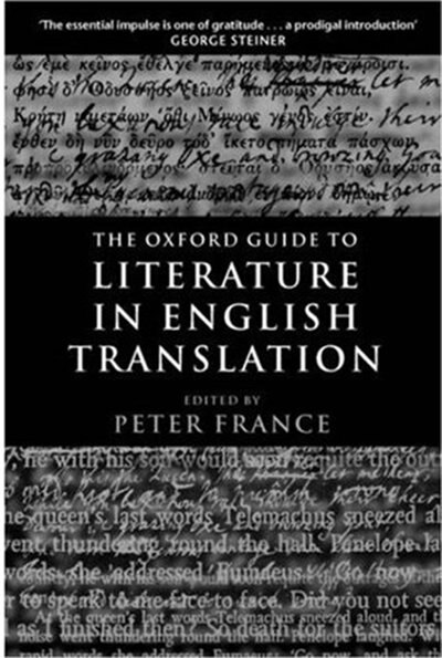 Front cover_The Oxford Guide to Literature in English Translation