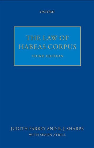 Front cover_The Law of Habeas Corpus