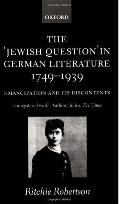 Front cover_The 'Jewish Question' in German Literature, 1749-1939