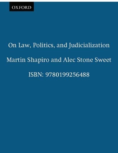 Front cover_On Law, Politics, and Judicialization