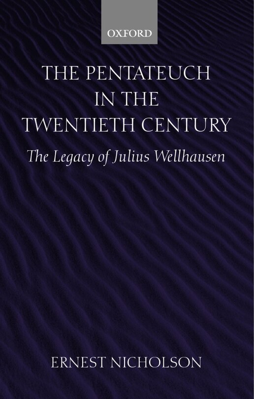 Front cover_The Pentateuch in the Twentieth Century