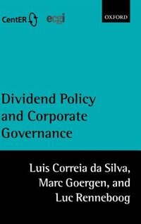 Front cover_Dividend Policy and Corporate Governance