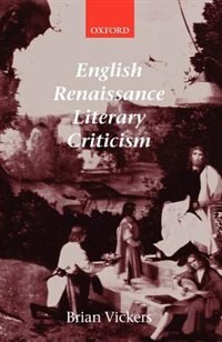 Couverture_English Renaissance Literary Criticism