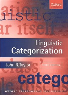 Front cover_Linguistic Categorization
