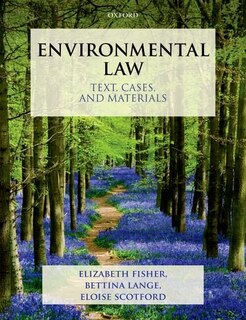 Front cover_Environmental Law: Text, Cases and Materials