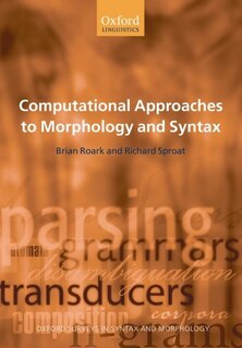 Front cover_Computational Approaches to Morphology and Syntax