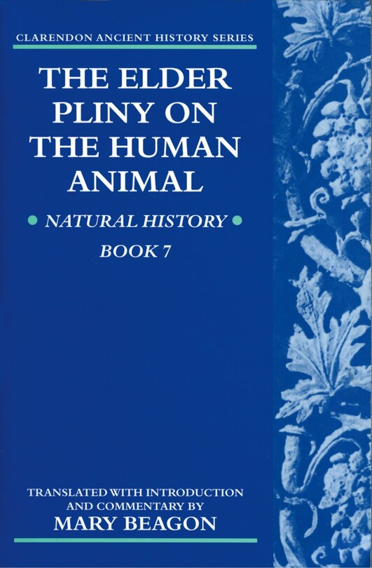 Couverture_The Elder Pliny on the Human Animal