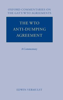 Front cover_The Wto Anti-dumping Agreement