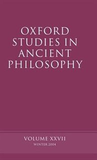 Front cover_Oxford Studies in Ancient Philosophy XXVII
