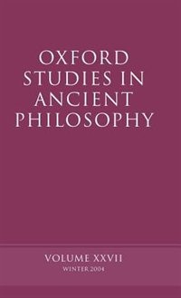 Front cover_Oxford Studies in Ancient Philosophy XXVII
