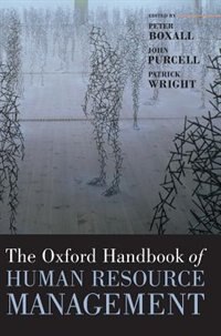 Couverture_The Oxford Handbook of Human Resource Management