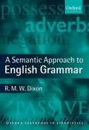 Front cover_A Semantic Approach To English Grammar