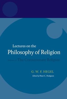 Front cover_Hegel: Lectures on the Philosophy of Religion