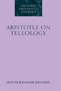 Front cover_Aristotle On Teleology