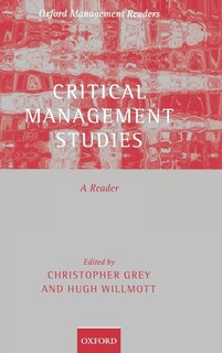 Front cover_Critical Management Studies