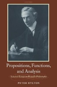 Couverture_Propositions, Functions, And Analysis