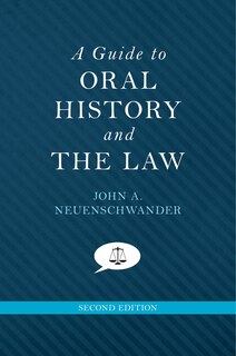 Front cover_A Guide to Oral History and the Law
