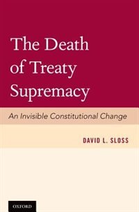 Couverture_The Death of Treaty Supremacy