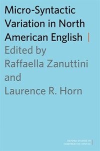 Micro-Syntactic Variation in North American English