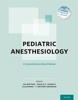Couverture_Pediatric Anesthesiology