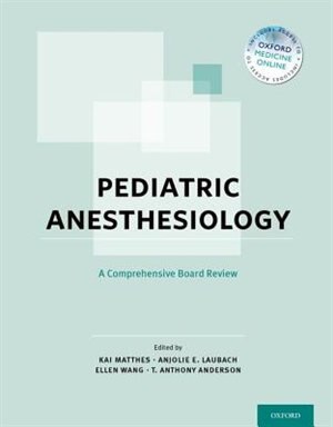 Couverture_Pediatric Anesthesiology
