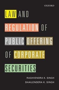Couverture_Law and Regulation of Public Offering of Corporate Securities