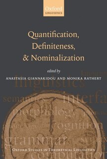 Front cover_Quantification, Definiteness, and Nominalization