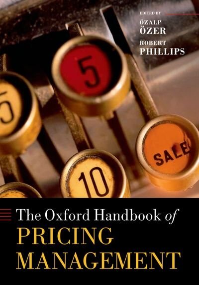 Front cover_The Oxford Handbook of Pricing Management
