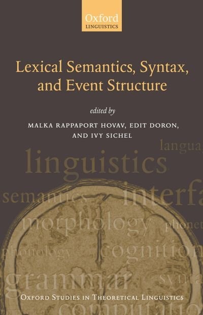 Front cover_Syntax, Lexical Semantics, and Event Structure