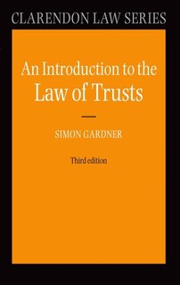 Couverture_An Introduction to the Law of Trusts