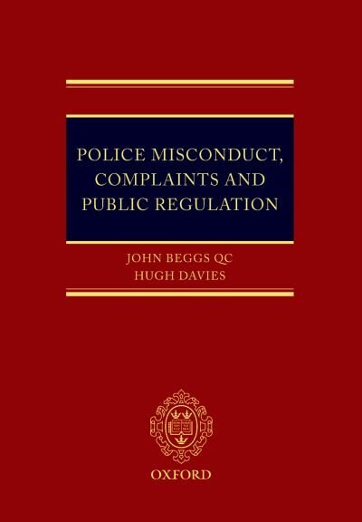 Couverture_Police Misconduct, Complaints, and Public Regulation