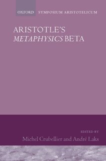 Front cover_Aristotle's Metaphysics Beta
