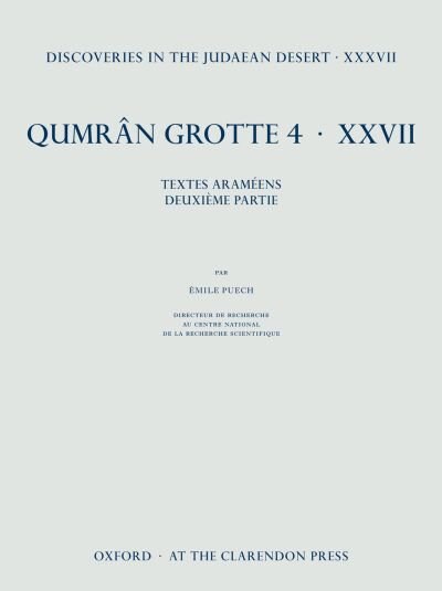 Couverture_Discoveries in the Judaean Desert XXXVII