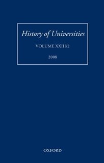 Front cover_History of Universities