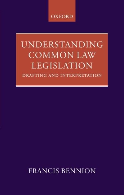 Couverture_Understanding Common Law Legislation