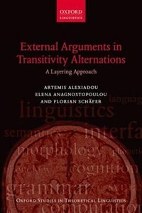 Front cover_External Arguments in Transitivity Alternations