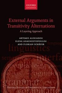 Couverture_External Arguments in Transitivity Alternations