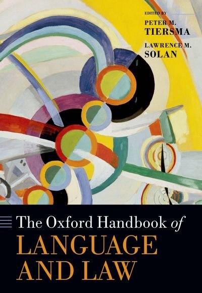 Front cover_The Oxford Handbook of Language and Law