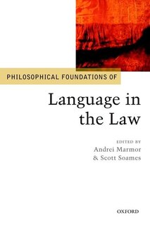 Couverture_Philosophical Foundations of Language in the Law