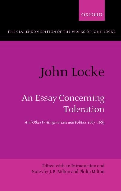 Front cover_John Locke: An Essay concerning Toleration