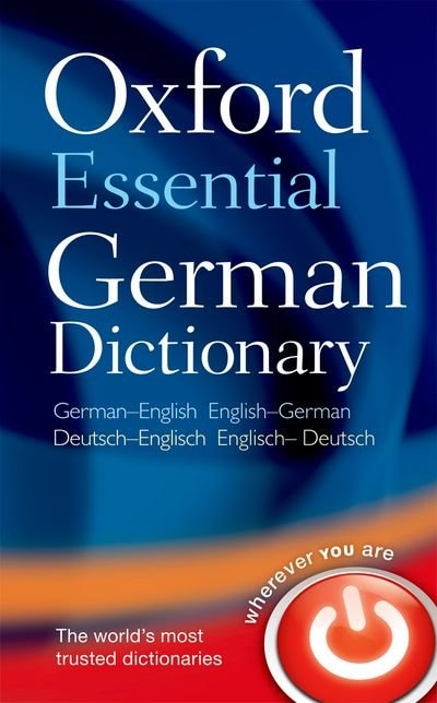 Front cover_Oxford Essential German Dictionary