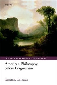 Front cover_American Philosophy before Pragmatism