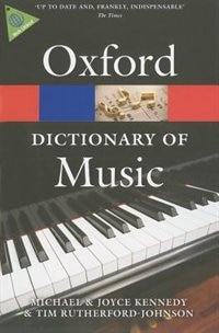 Couverture_The Oxford Dictionary of Music