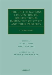 Front cover_The United Nations Convention on Jurisdictional Immunities of States and Their Property