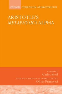 Front cover_Aristotle's Metaphysics Alpha